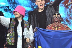 Eurovision: Kalush Orchestra say 2023 competition will be held in ‘newly rebuilt and happy Ukraine’
