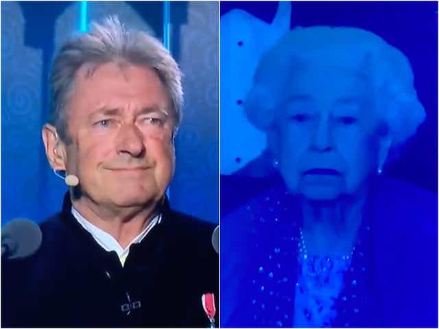<p>Alan Titchmarsh speech gets shrug from the Queen</p>