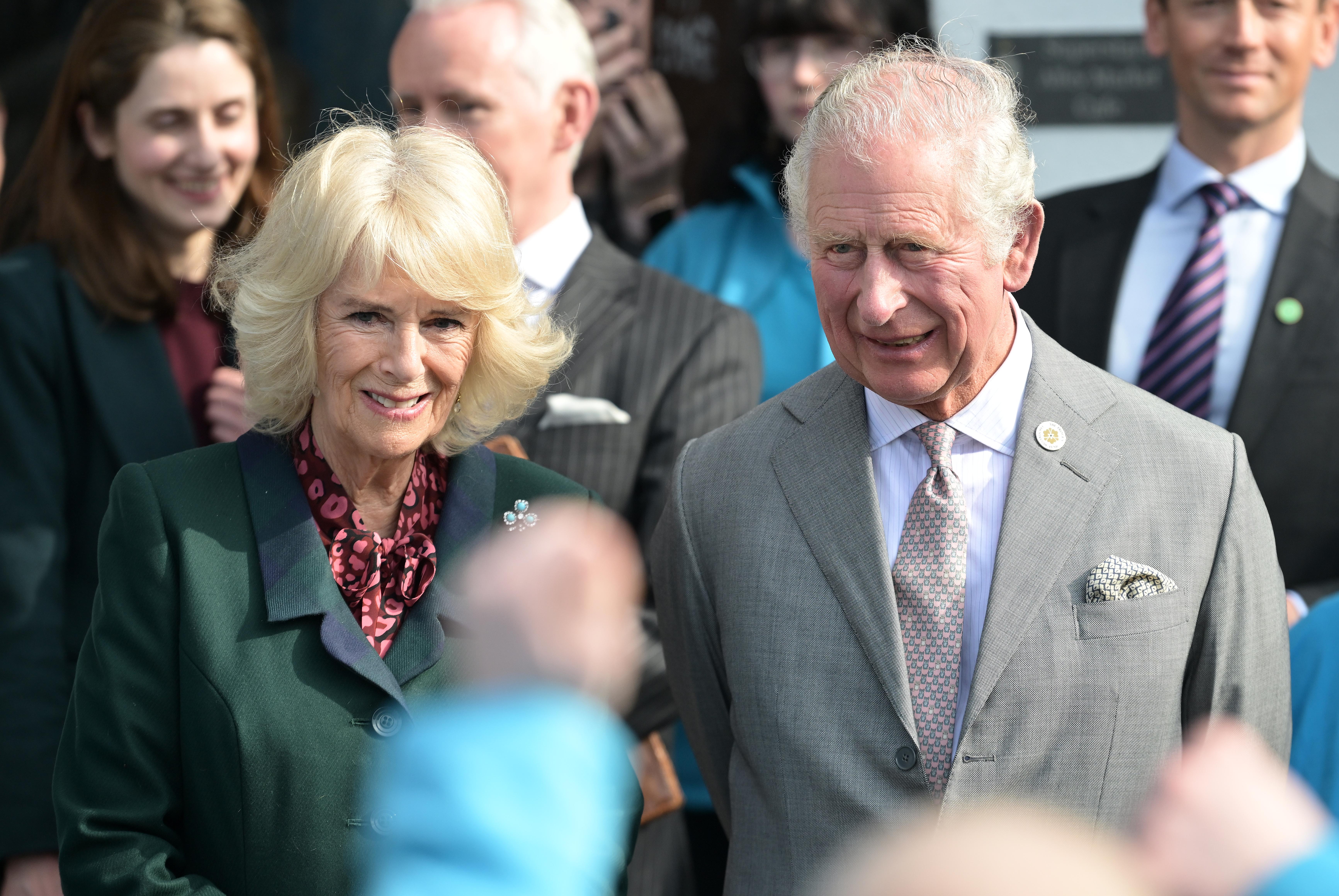 Prince Charles and Camilla in Northern Ireland in March 2022