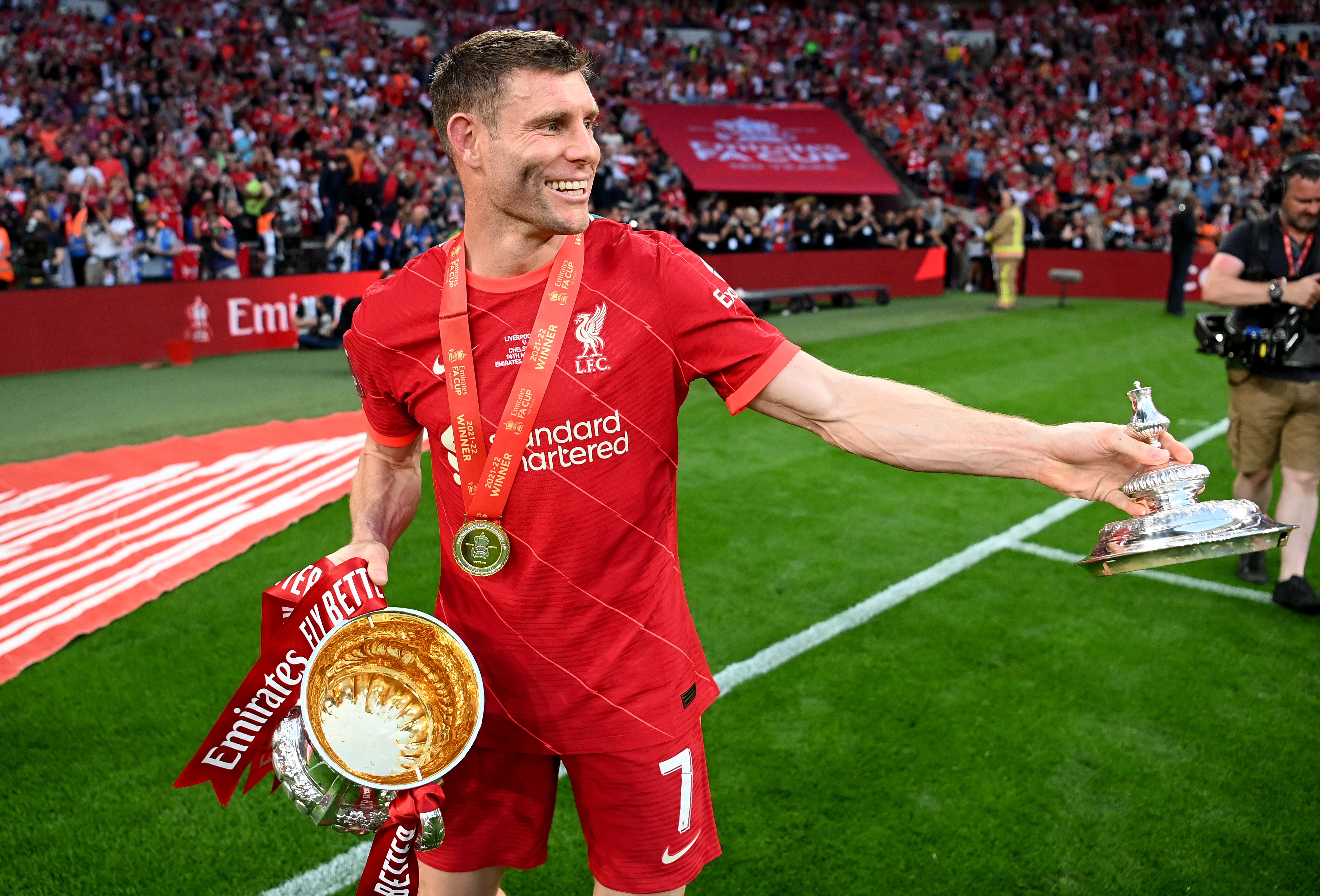 Liverpool’s veteran figure has completed a ‘clean sweep’ of trophies