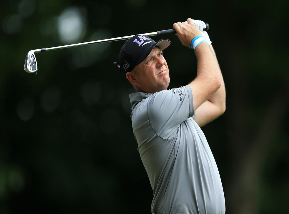 Graeme Storm led after the first round of the 2007 US PGA Championship at Southern Hills (Nigel French/PA)