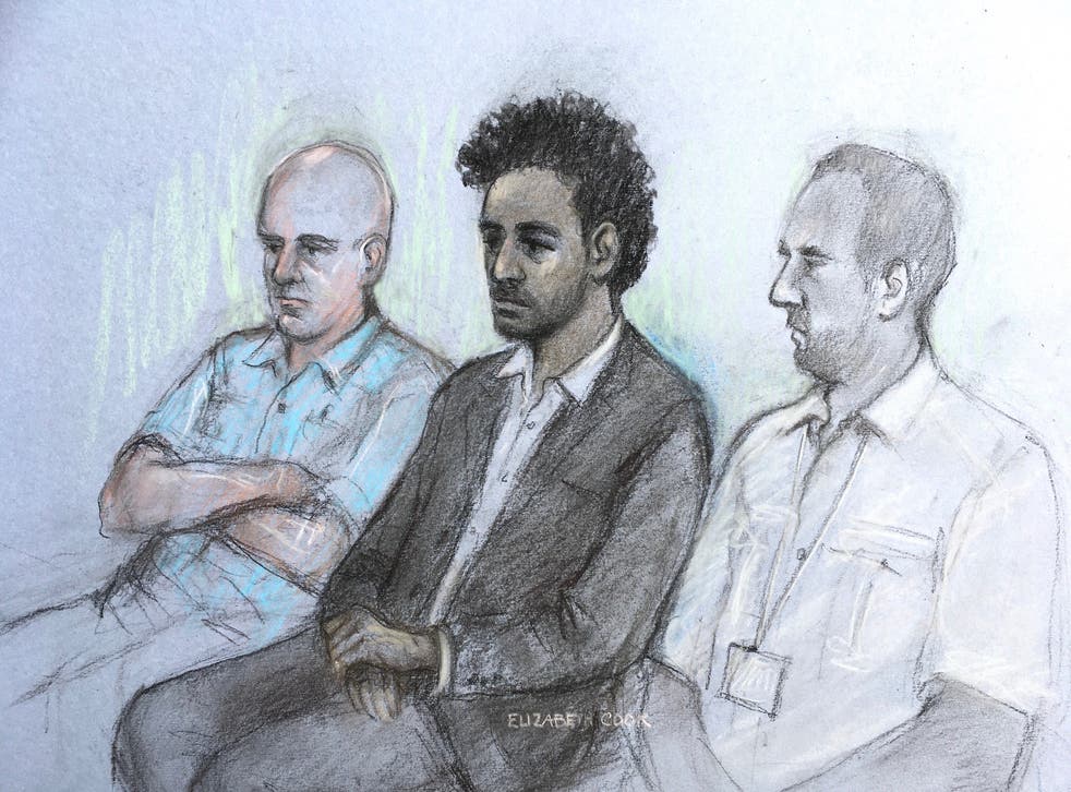Court artist sketch by Elizabeth Cook of Callum Wheeler, 21, appearing at Canterbury Crown Court where he is accused with the murder of police community support officer Julia James. The 53-year-old PCSO was found dead in Akholt Wood near her home in Snowdown, Kent, on April 27. Picture date: Monday May 9, 2022.