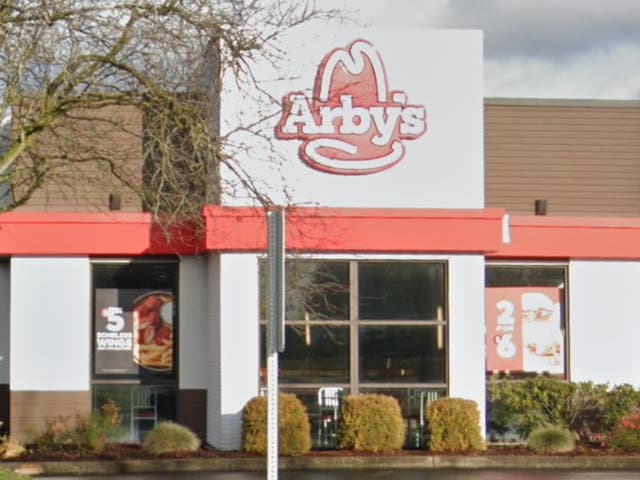 <p>The Arby’s restaurant in Vancouver, Washington, where former manager Stephen Sharp allegedly urinated into milkshake bags on ‘at least’ two occasions. Mr Sharp  was arrested for allegedly possessing child sex abuse images. Police found videos of him urinating into milk shake bags after searching his digital items. </p>