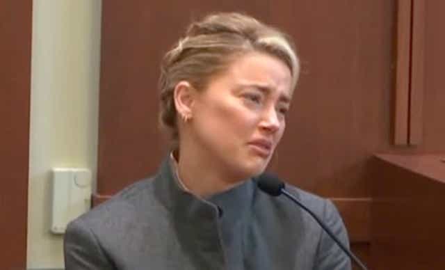 <p>Amber Heard returned to the stand on Monday after the trial resumed following a week-long hiatus</p>