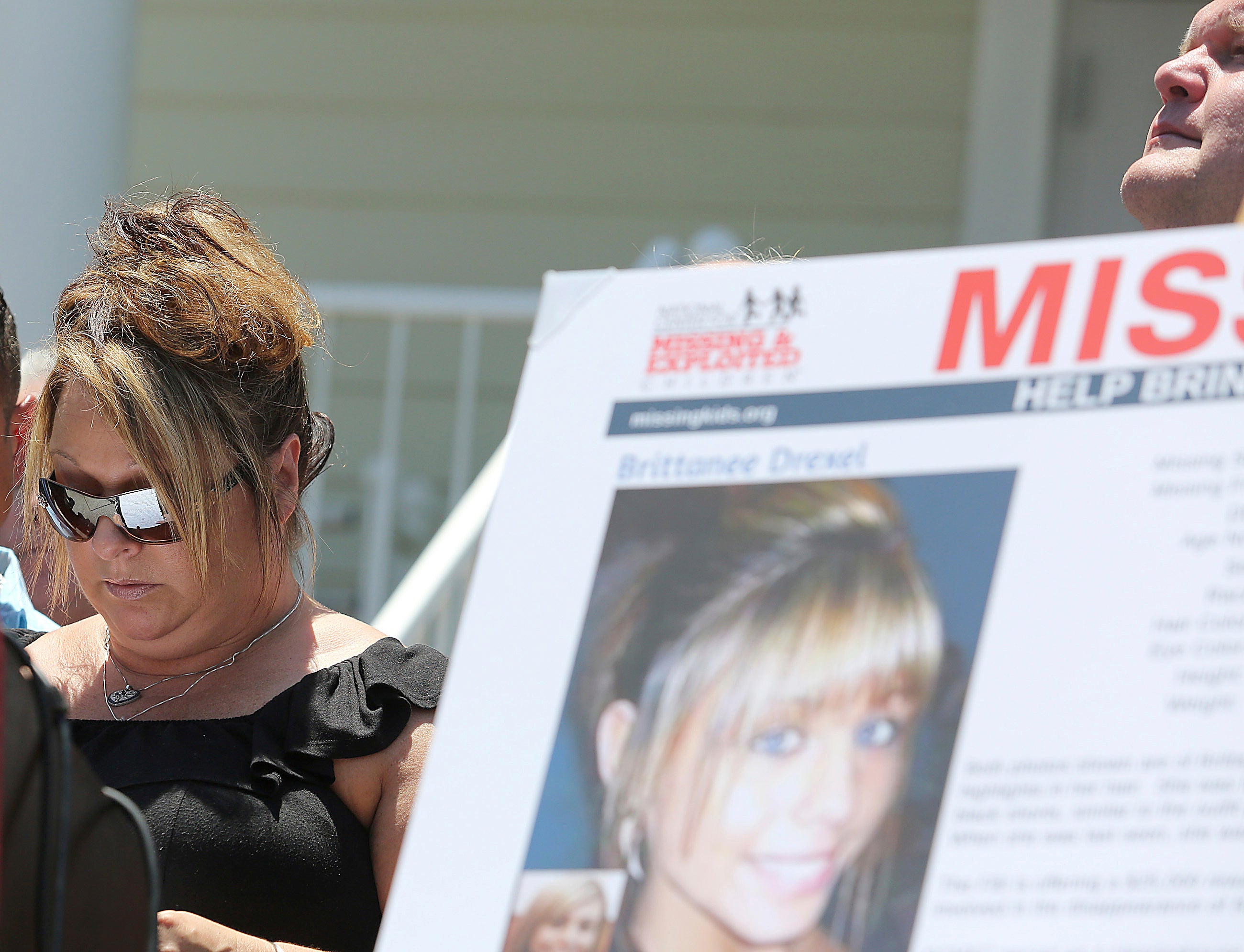 File photo: Dawn Drexel, mother of Brittanee Drexel, listens during a news conference in McClellanville on 8 June 2016