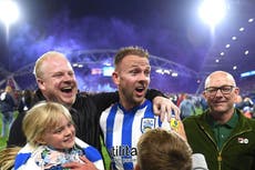 Jordan Rhodes seals Huddersfield’s place in Championship play-off final