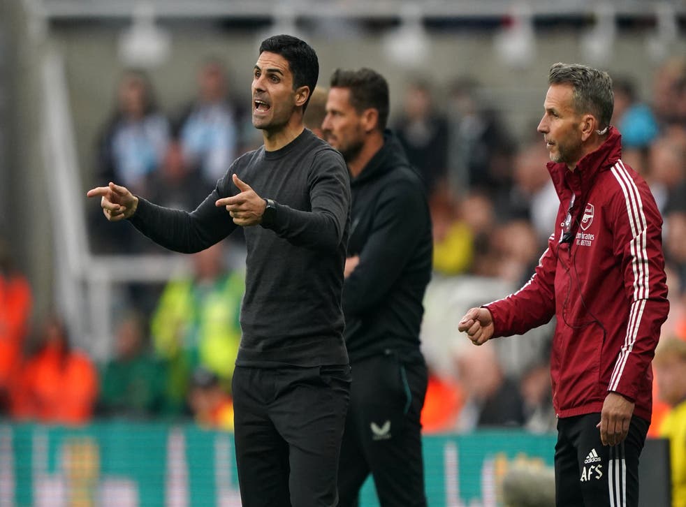 Arsenal manager Mikel Arteta could not defend his team after a damaging Premier League defeat at Newcastle (Owen Humphreys/PA)