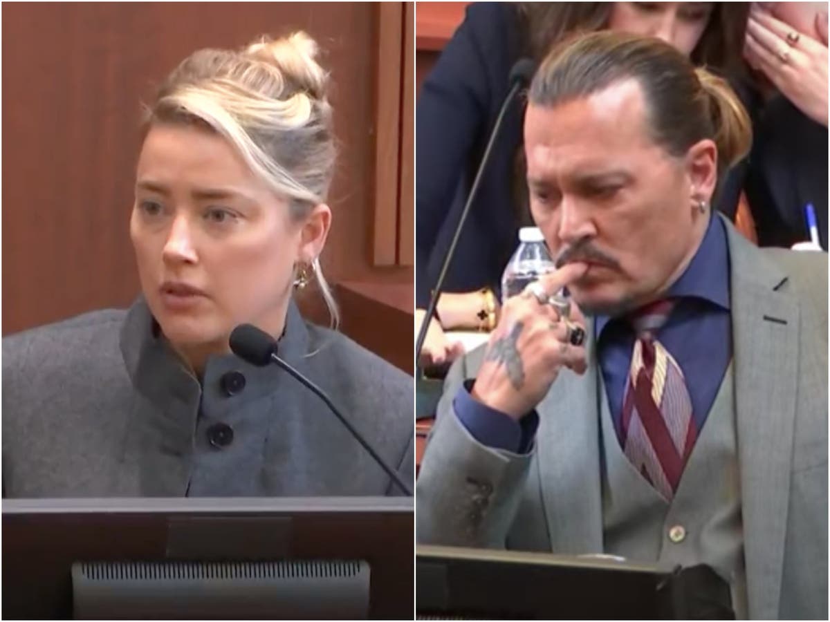 Johnny Depp trial: Amber Heard explains audio where she admitted to &lsquo;hitting&rsquo; Pirates actor 