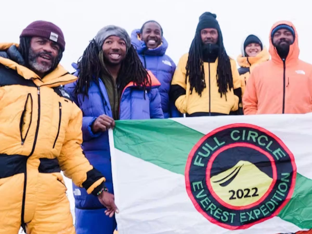 Seven climbers become first all-Black team to reach summit of Everest