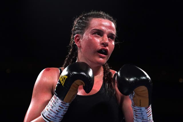Chantelle Cameron, pictured, wanted to fight 10 three-minute rounds against Victoria Noelia Bustos this weekend (Adam Davy/PA)