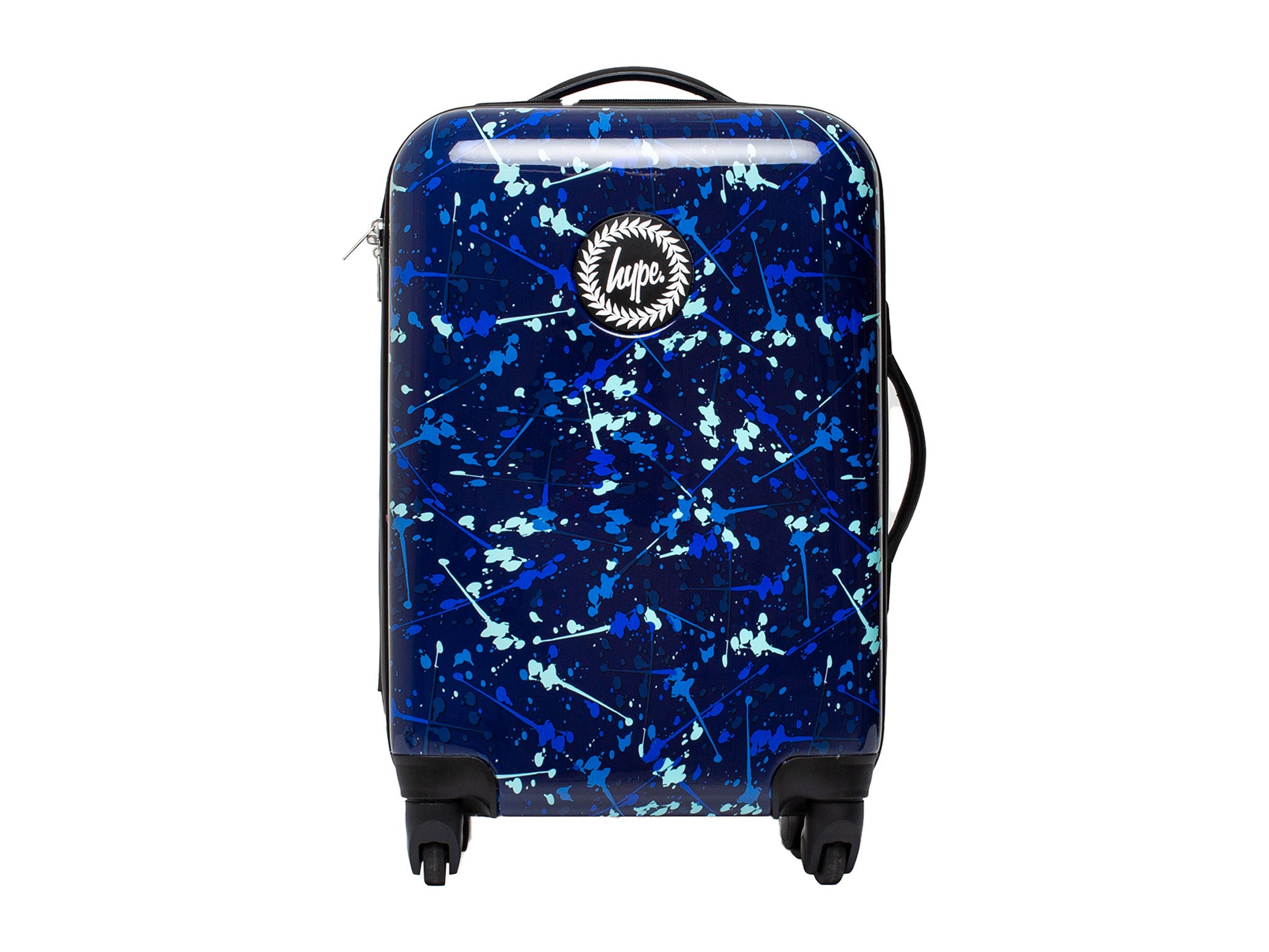 Hype blue splat small suitcase indybest