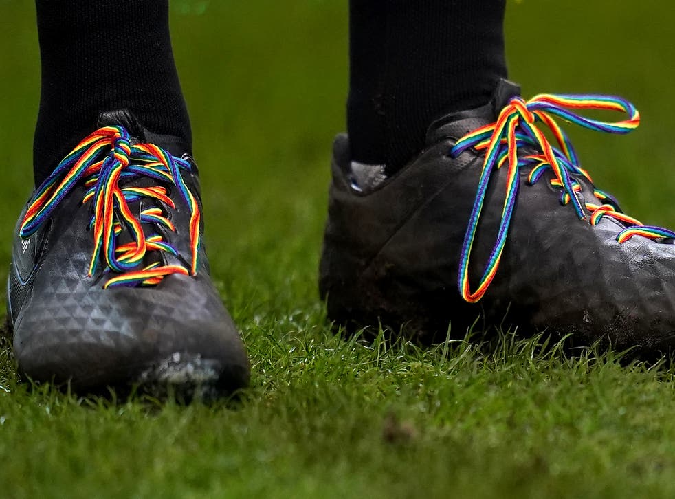 Rainbow laces (Nick Potts/PA)