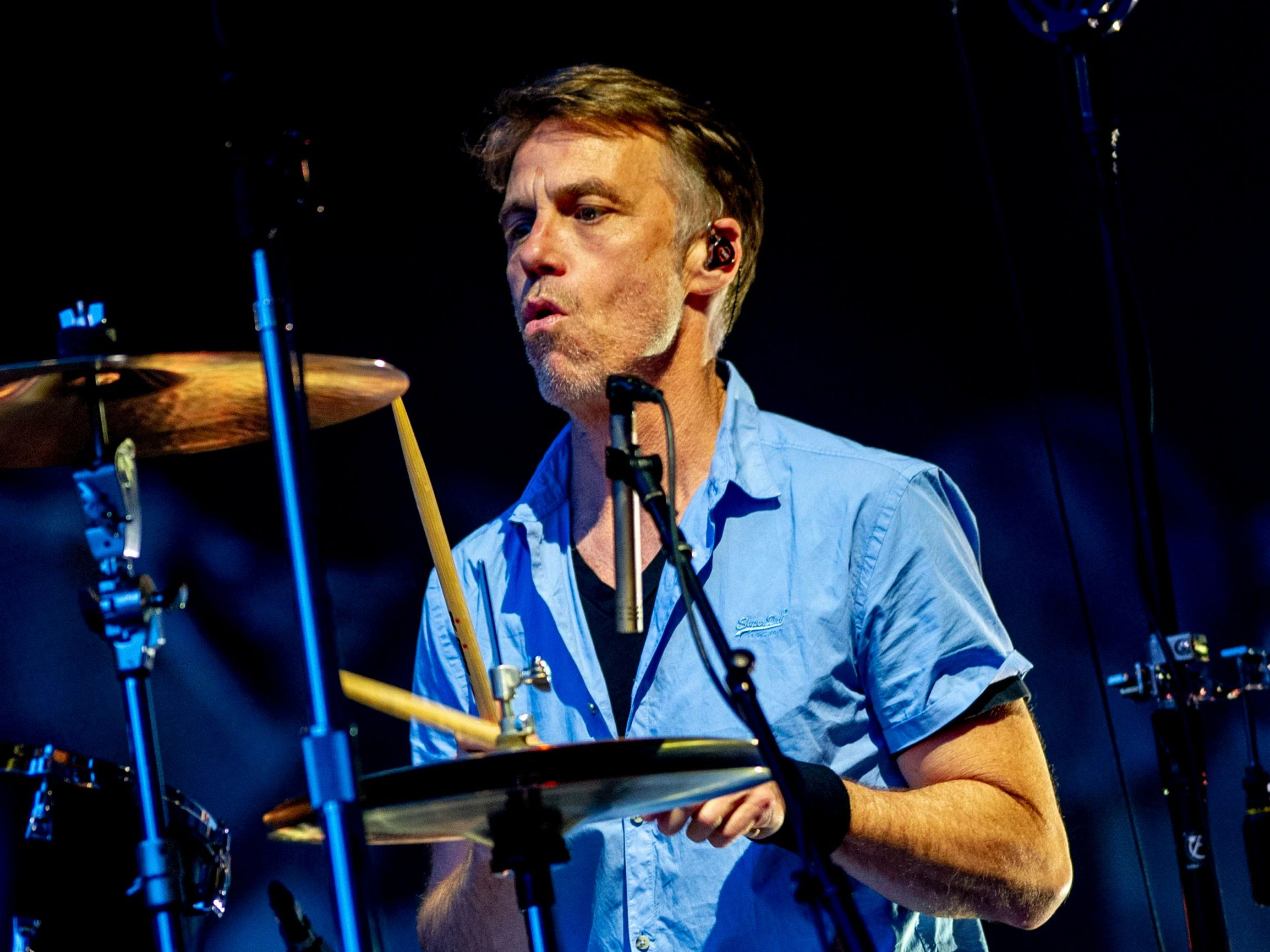 Matt Cameron performing in 2018