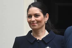 Priti Patel told police officers are using food banks while ‘struggling to feed their families’