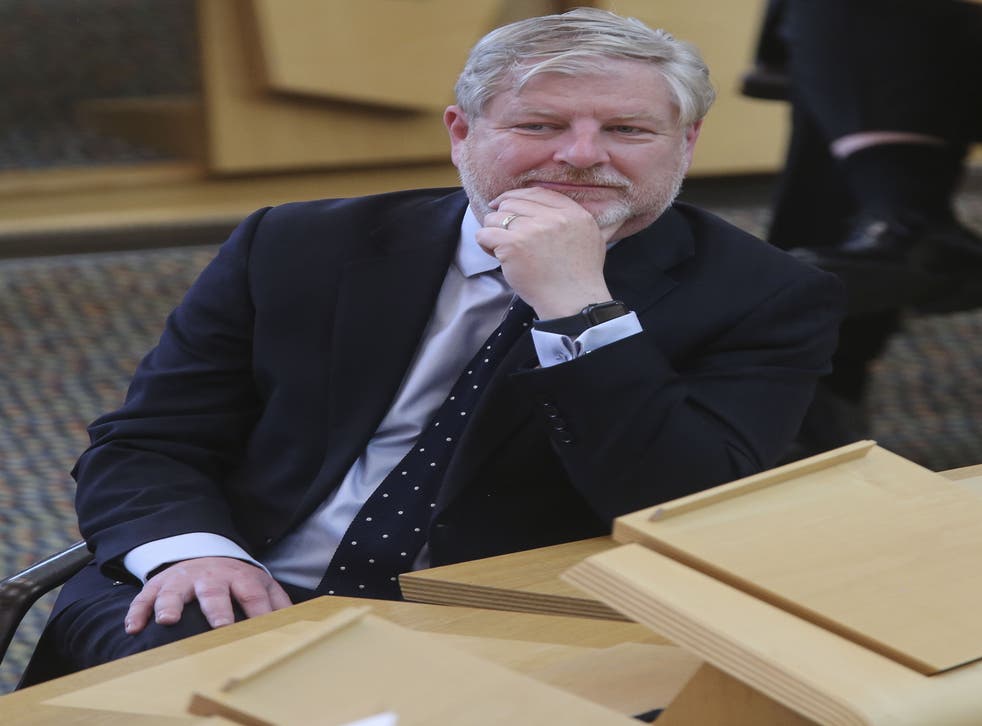 Angus Robertson raised fears of a trade war (Fraser Bremner)