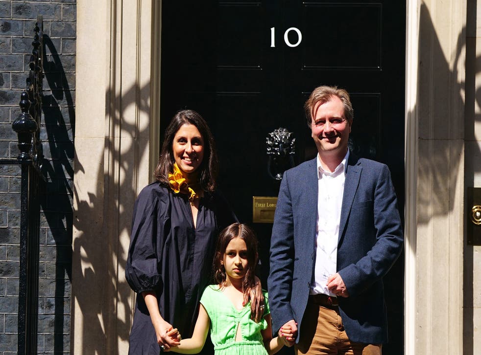 Nazanin Zaghari-Ratcliffe, pictured with her husband Richard Ratcliffe and daughter Gabriella was freed in March after the UK agreed to settle a historic £400 million debt with Iran, dating to the 1970s (Victoria Jones/PA)