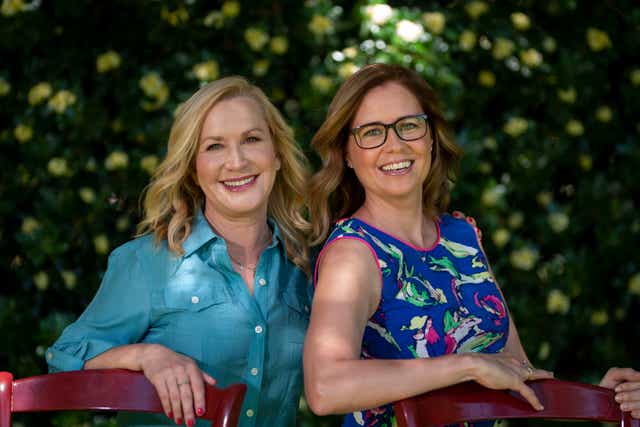 Angela Kinsey and Jenna Fischer Portrait Session