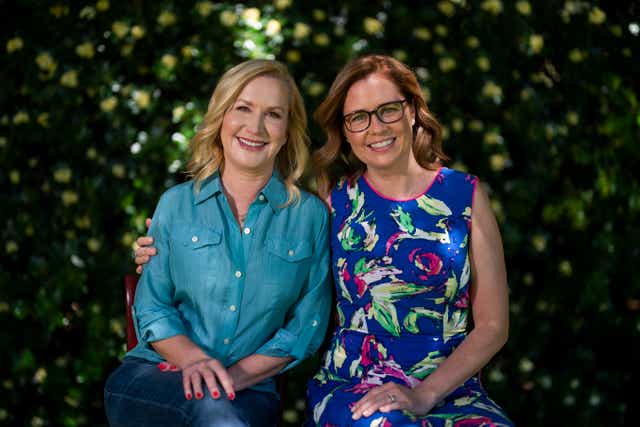 <p>Angela Kinsey and Jenna Fischer Portrait Session</p>