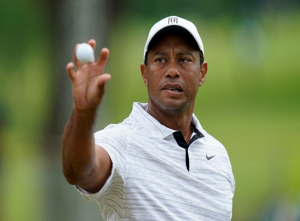 Tiger Woods addressed the absence of defending champion Phil Mickelson ahead of the US PGA Championship (Eric Gay/AP)