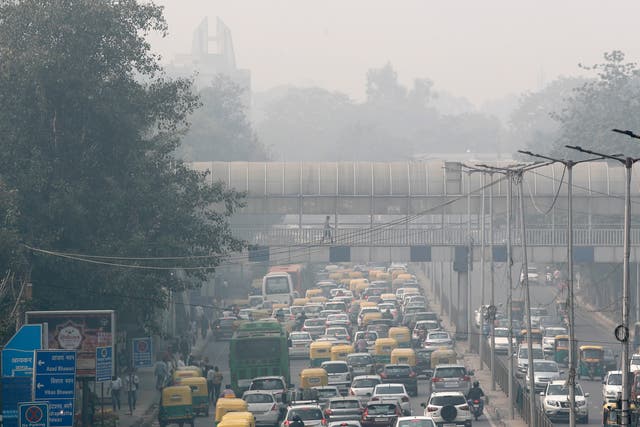 <p>File image: Air pollution is known to be responsible for millions of deaths in India </p>