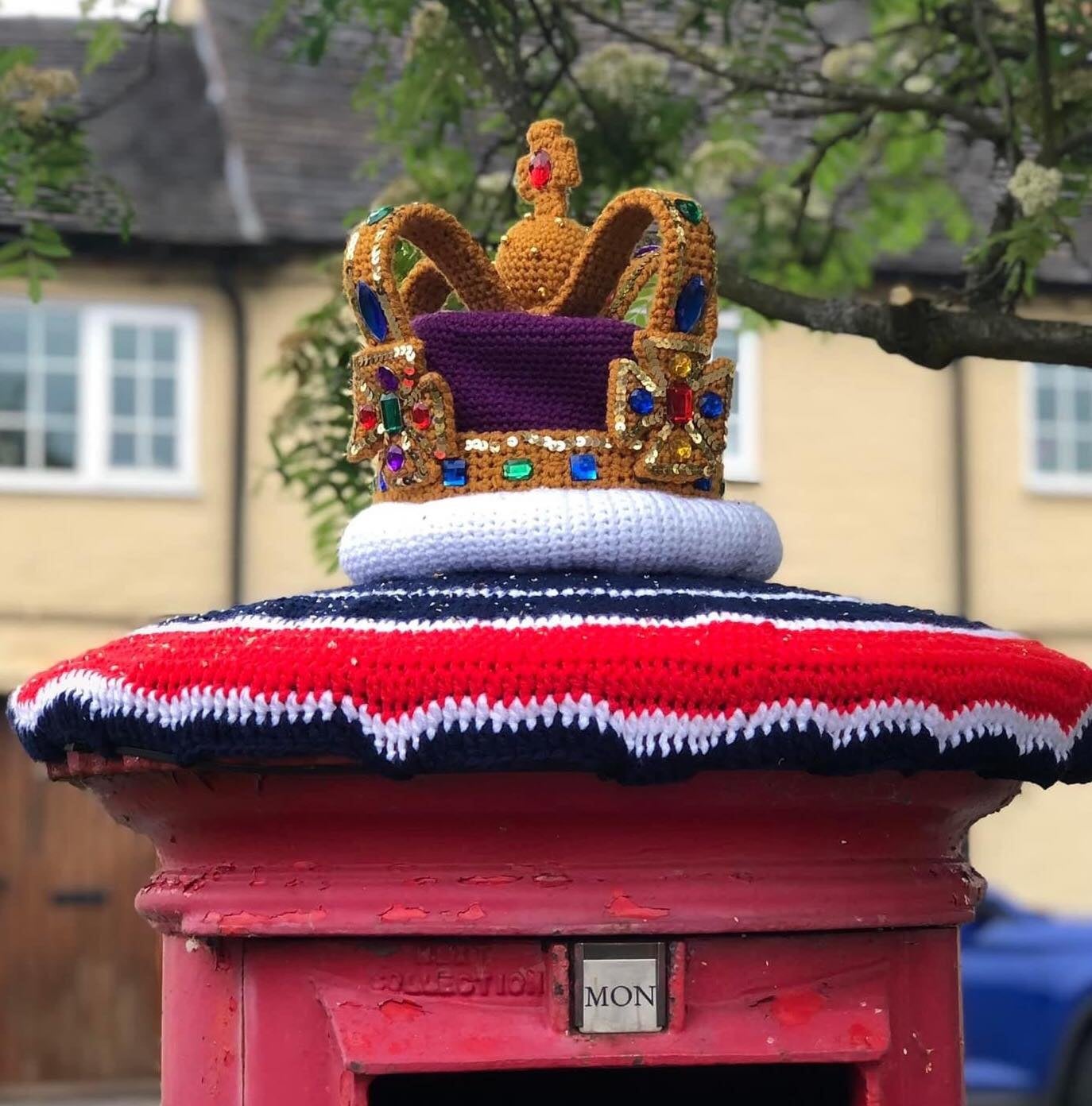 Leonie Edwards said the compliments from her village in Doveridge on her crochet work has been ‘lovely’ (Leonie Edwards/PA)