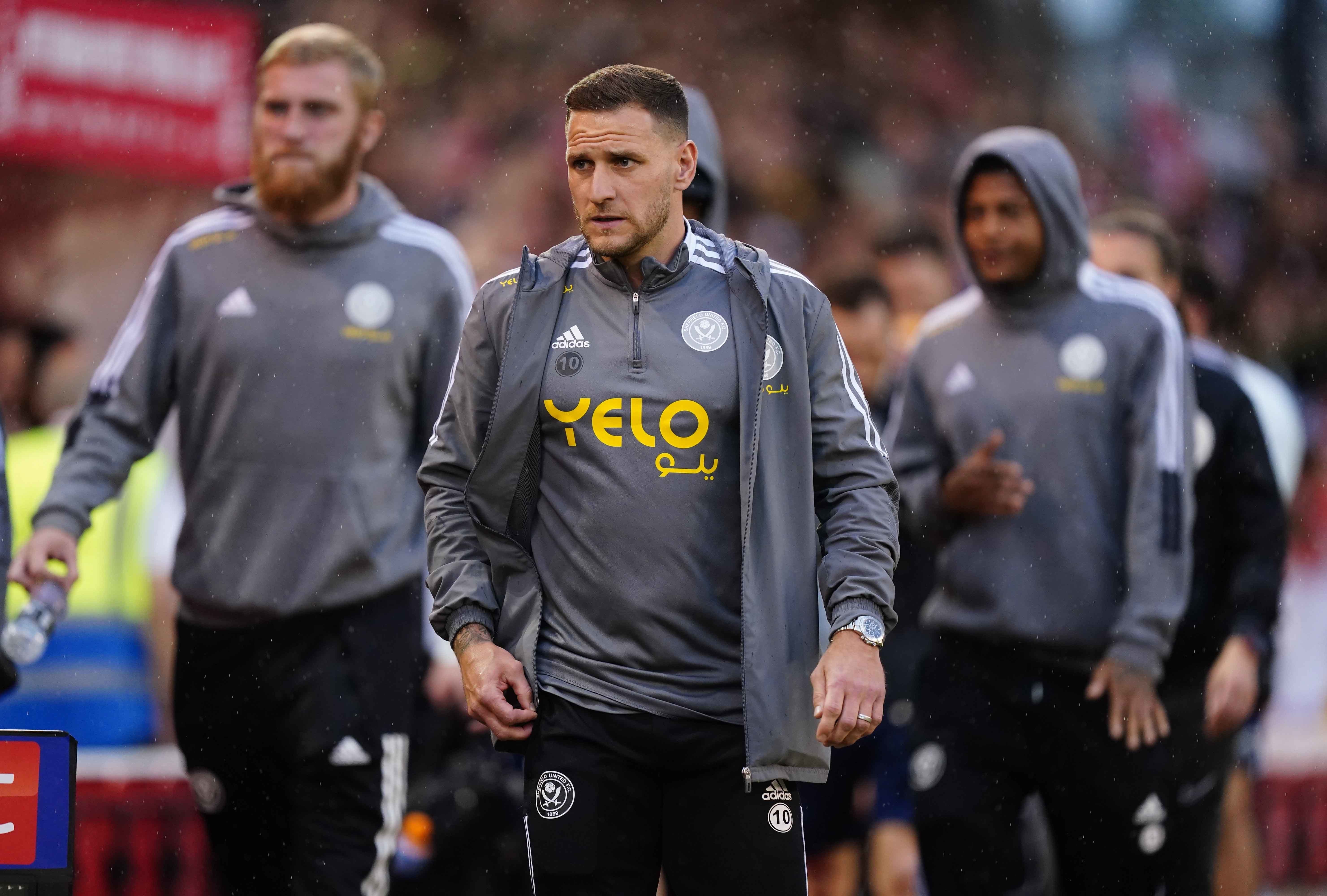 Sheffield United’s Billy Sharp at the City Ground before kick-off