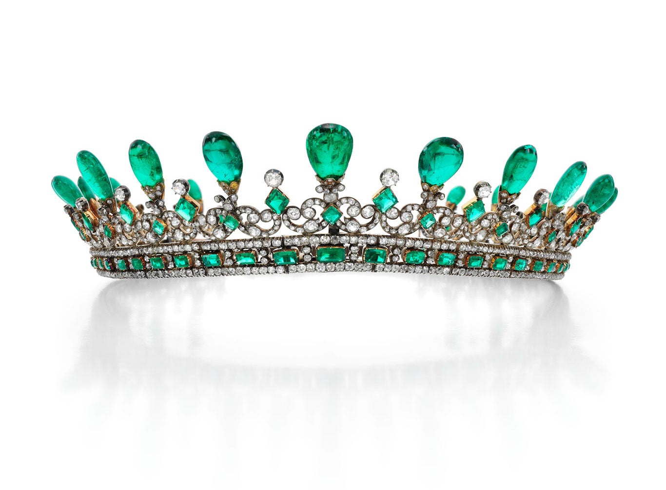 Queen Victoria’s Emerald and Diamond Tiara (Sotheby’s/PA)