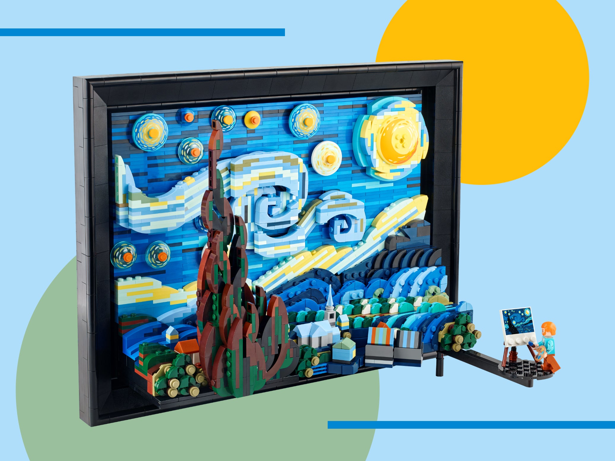 This New Lego Set Is Inspired by Vincent van Gogh's Famous 'The Starry  Night' Painting