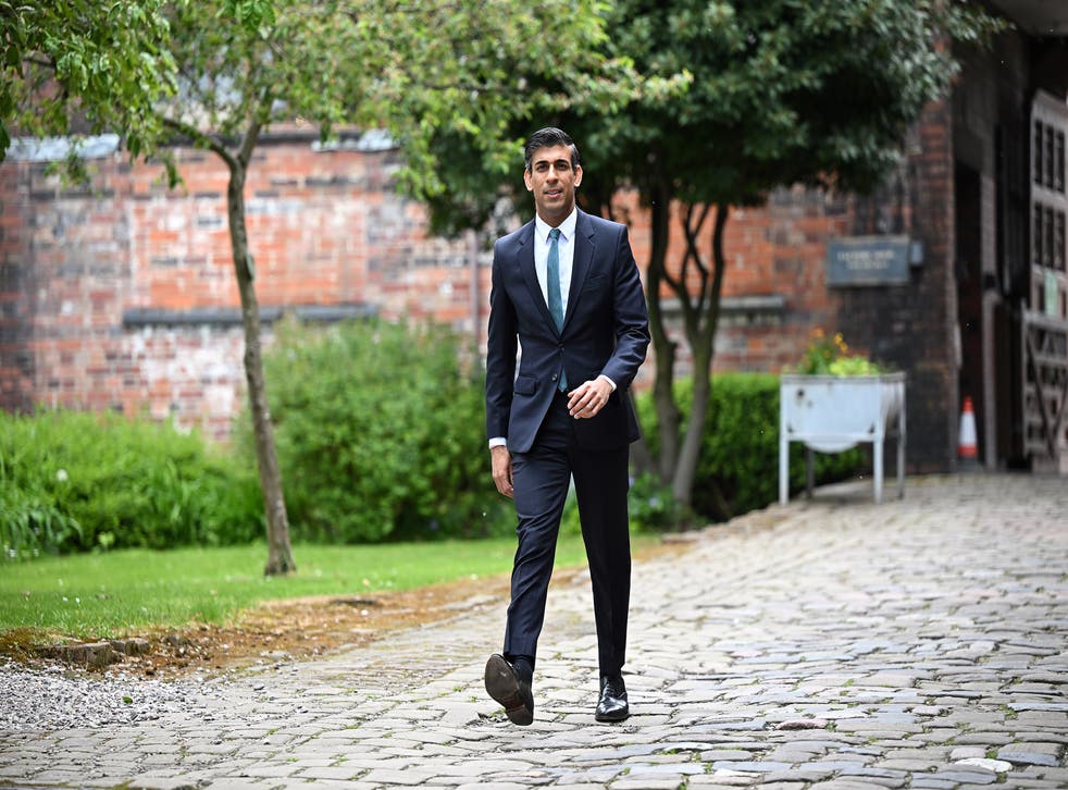 Chancellor Rishi Sunak said he cannot ‘protect people completely’ from the rising cost of living (Oli Scarff/PA)