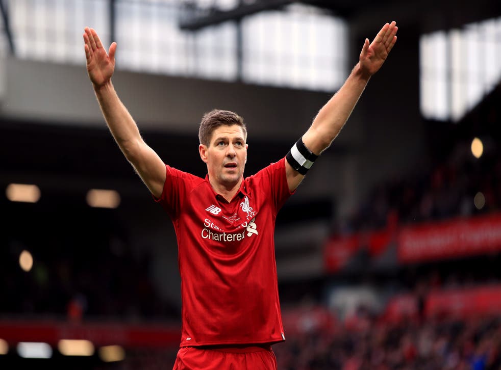 <p>Steven Gerrard ended his Liverpool career in 2015 (Peter Byrne/PA)</p>