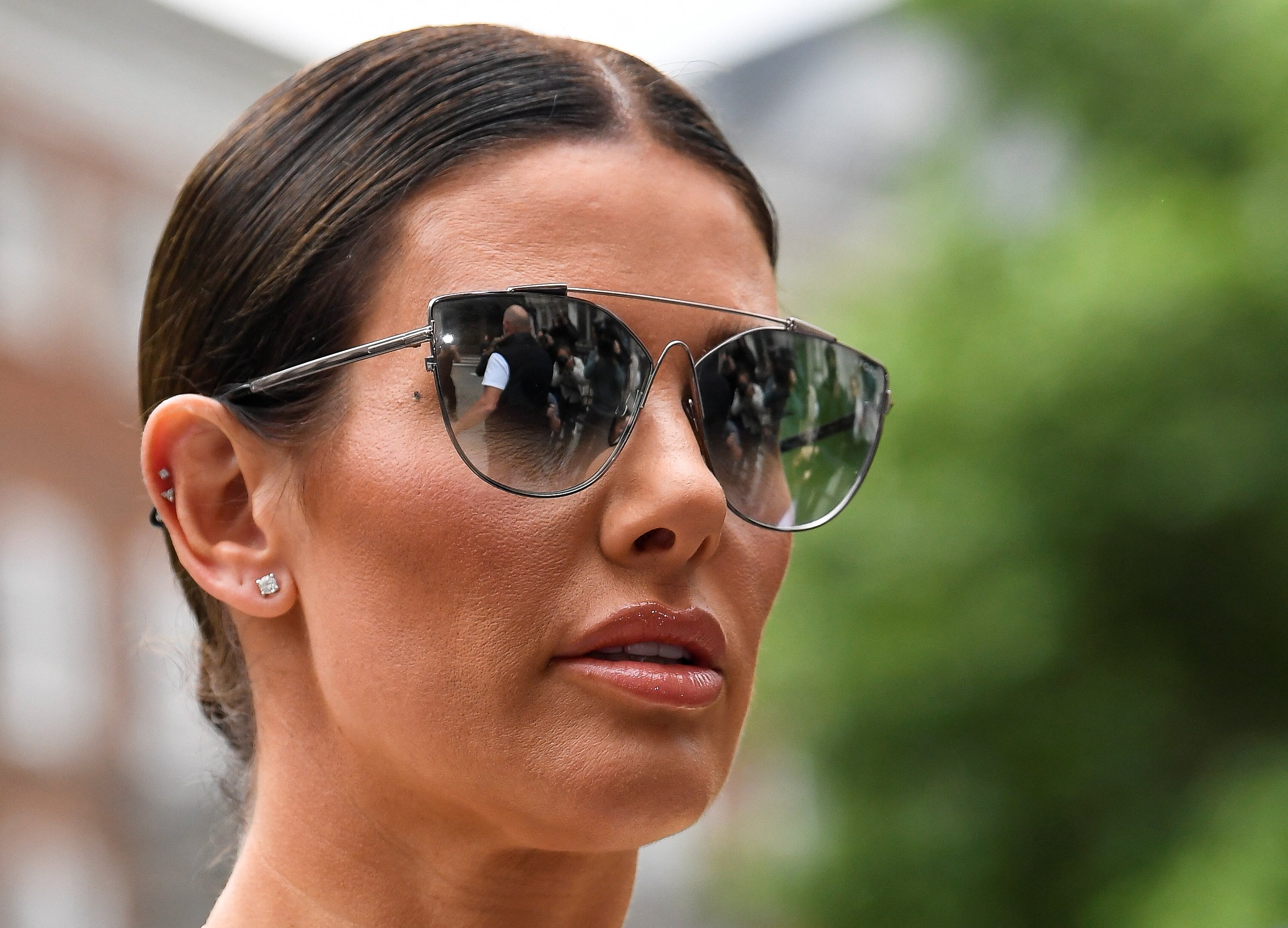 Rebekah Vardy denied leaking information about Coleen Rooney to the press