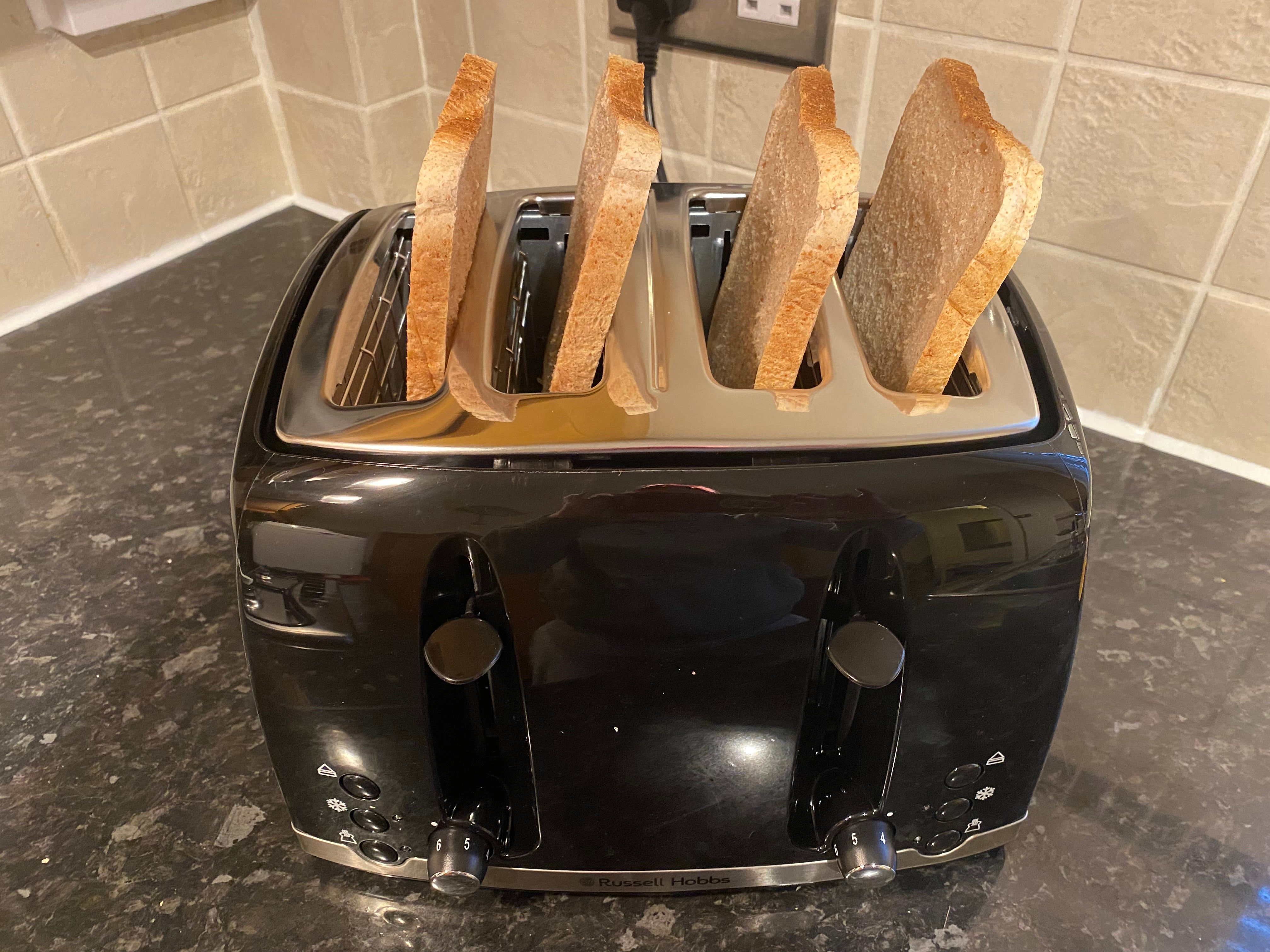 Toaster 4 Slice Toasters Best Rated Prime Wide Slot Stainless Steel Toaster Four Slice Bread Bagel Toaster Defrost/Reheat/Cancel Function Removable Crumb Tray 7-Shade Setting Extra Wide Slots 