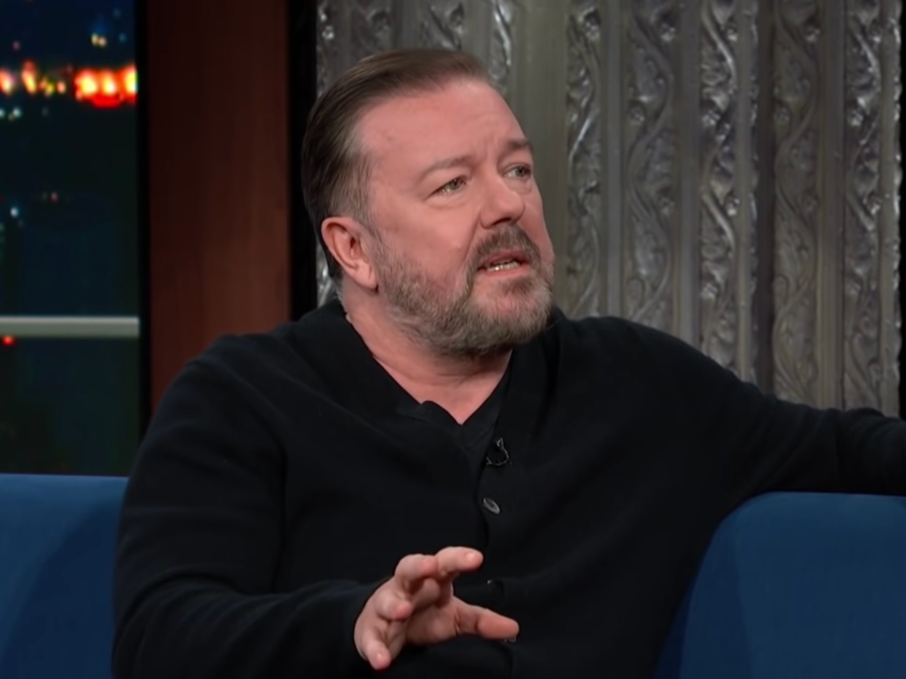 Ricky Gervais on ‘The Late Show with Stephen Colbert’