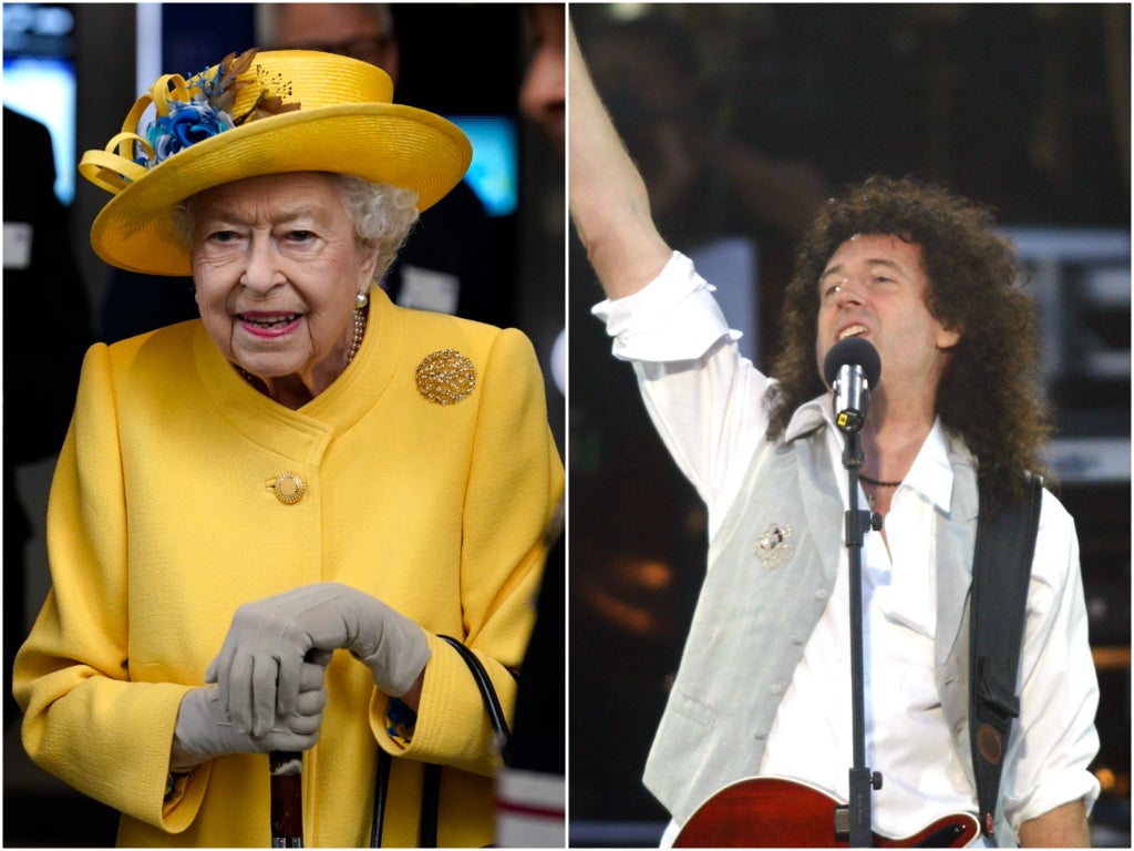 Queen + Adam Lambert to open Platinum Jubilee concert 20 years after Brian May played on palace roof