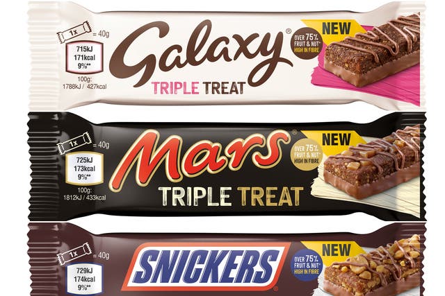 <p>Mars’ new Triple Treat range</p>