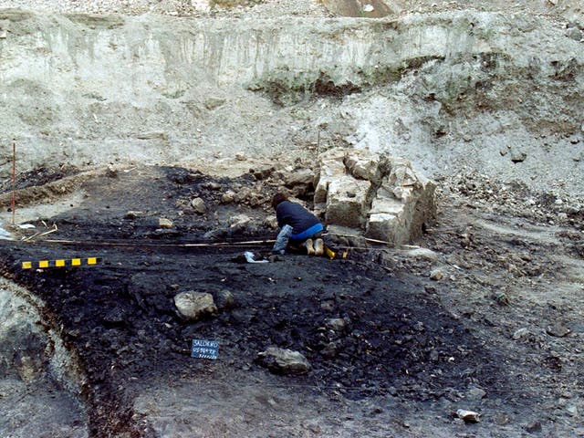 <p>Archaeologists found ample evidence of cremation at Italian dig site </p>