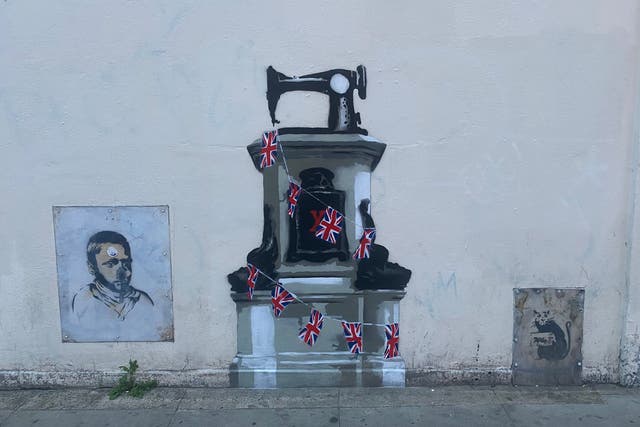 <p>New ‘Banksy’ artwork in Wood Green is by local artist James Straffon </p>