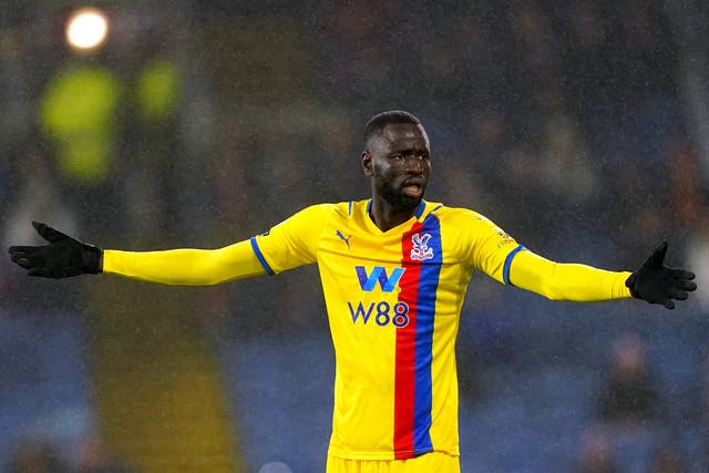 Crystal Palace’s Cheikhou Kouyate has become engulfed in the Idrissa Gueye story (Martin Rickett/PA)