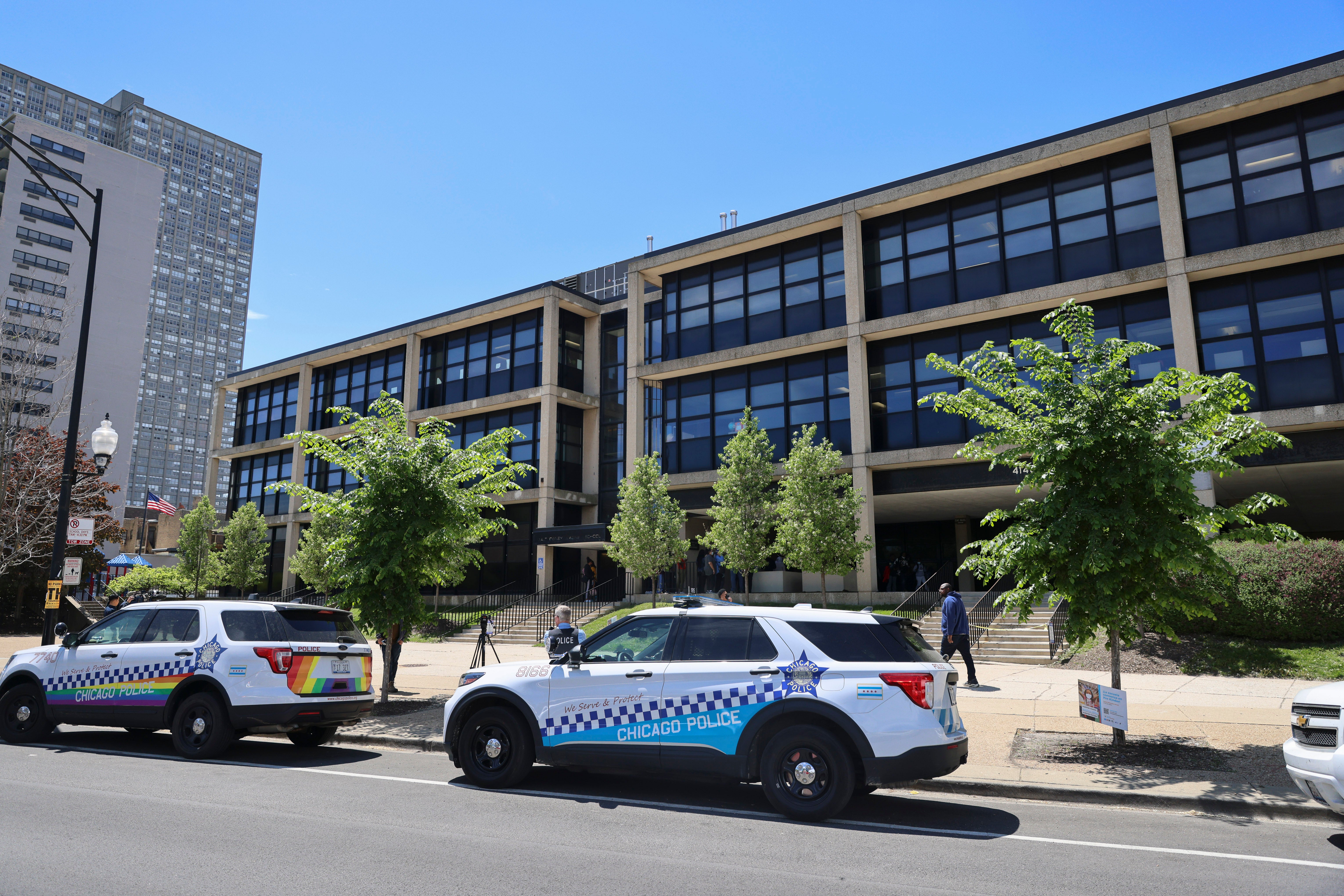 Gun Discharges School