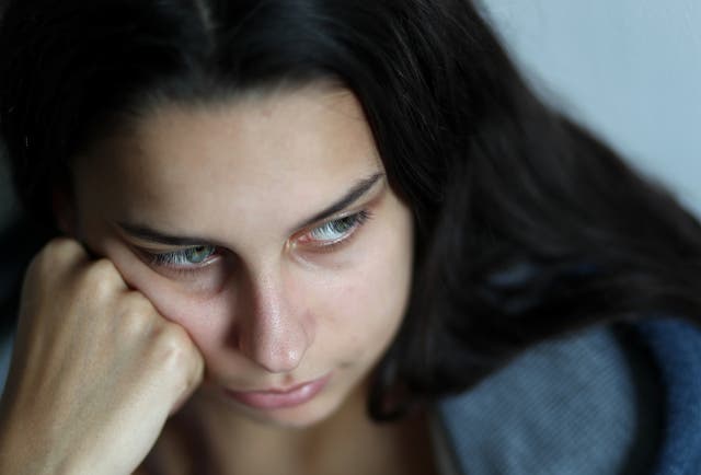 PICTURE POSED BY MODEL of a teenage girl showing signs of mental health issues. PA Photo. Picture date: Sunday February 2, 2020. Photo credit should read: Gareth Fuller/PA Wire