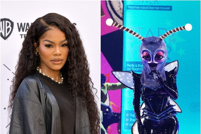 <p>Teyana Taylor as Firefly on Masked Singer</p>