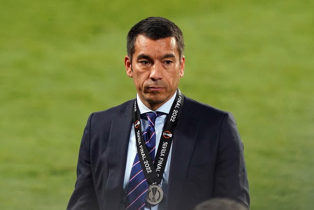 Rangers manager Giovanni van Bronckhorst turns attention to Scottish Cup (Andrew Milligan/PA)