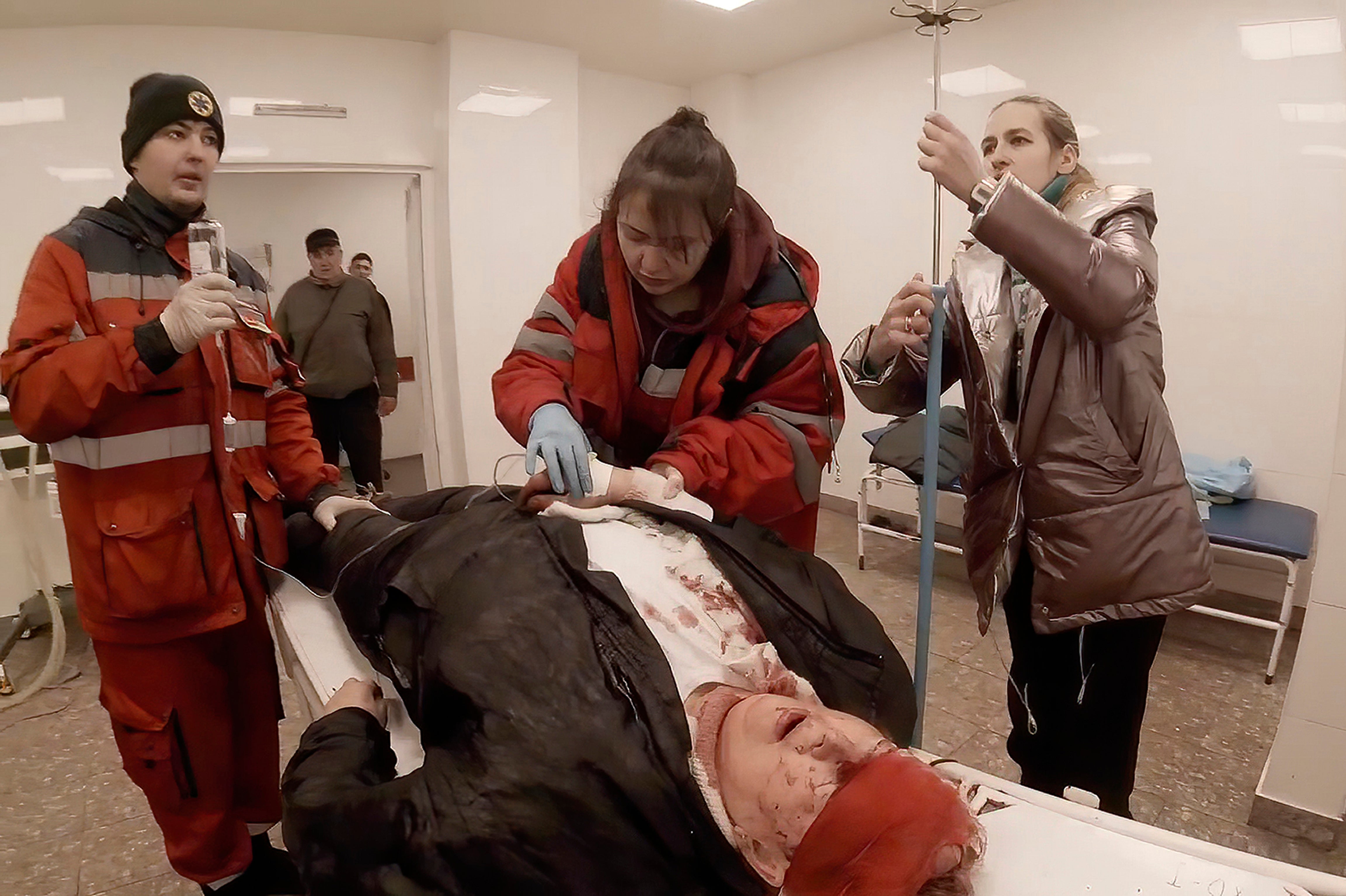 Ukraine War Medic in Mariupol