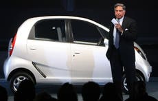 Indian business tycoon showered with praise for riding country’s cheapest car