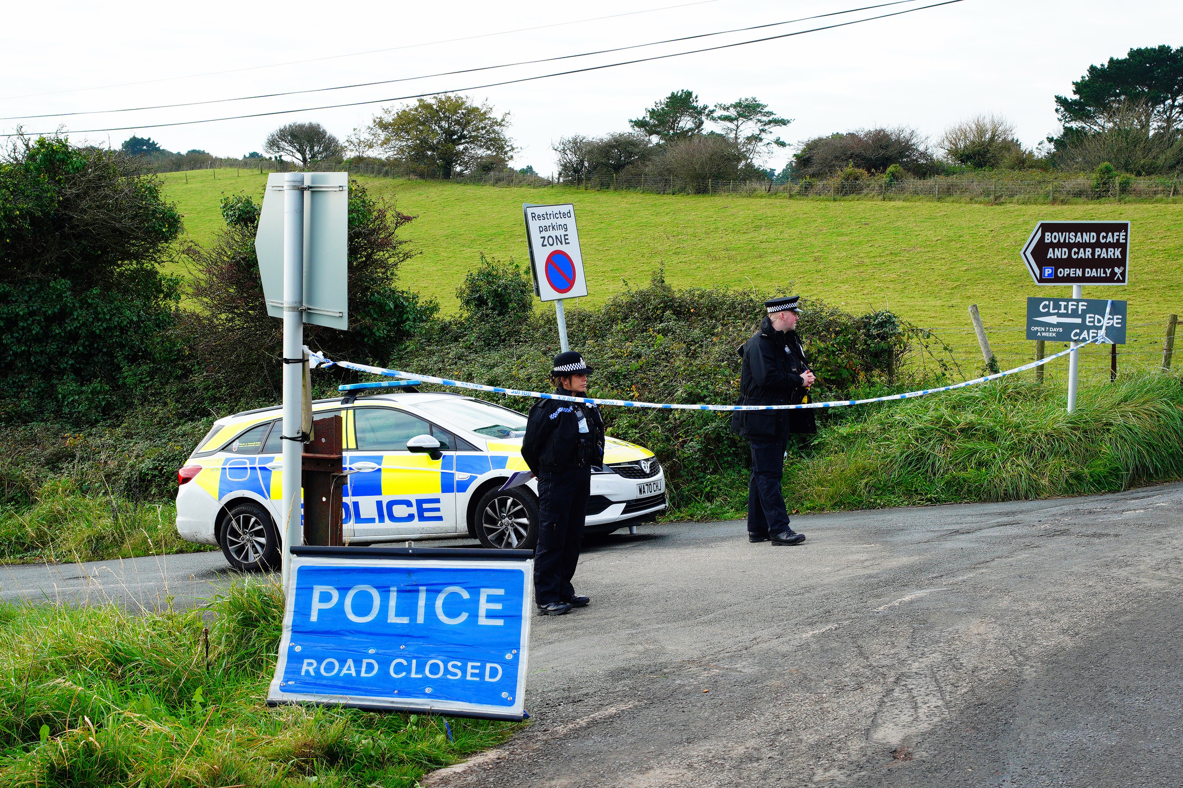 The teenager’s body was found near a beach cafe at Bovisand after being told where to search by Ackland (Ben Birchall/PA)