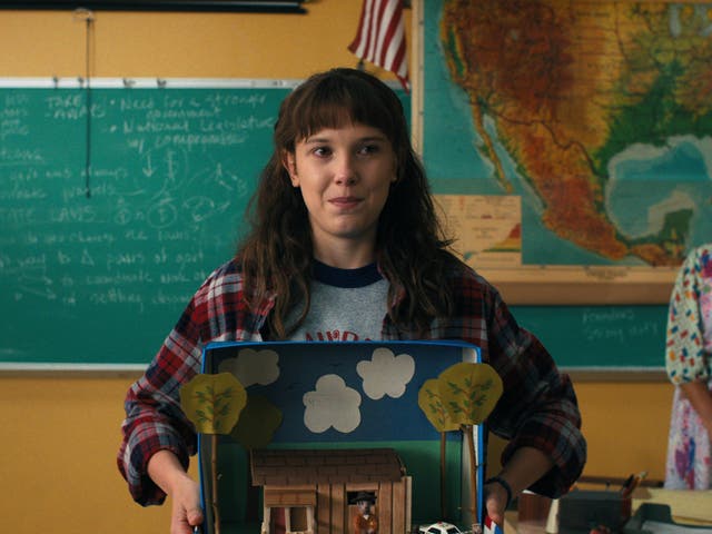 <p>Millie Bobby Brown in ‘Stranger Things’ season four</p>