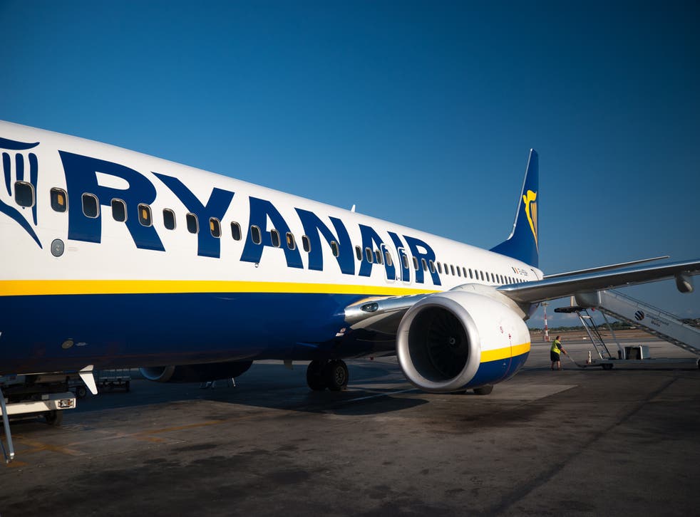 <p>A Ryanair Boeing 737-800 at Pisa Airport</p>