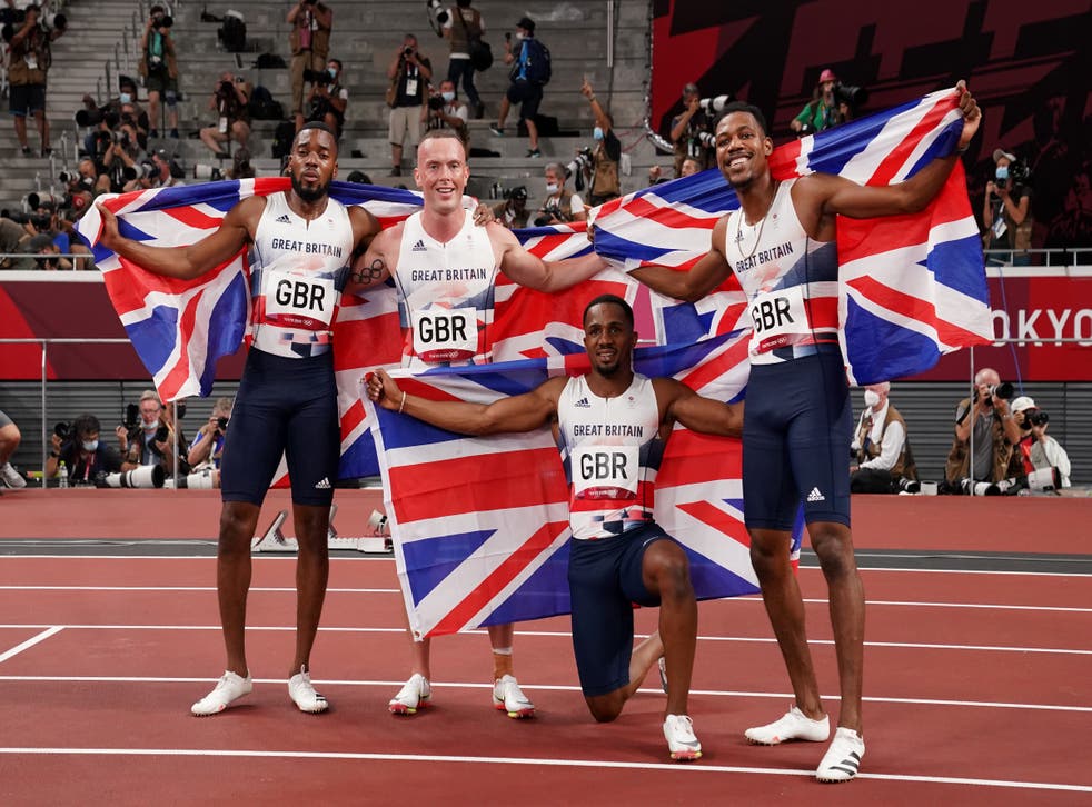 The Tokyo Olympic silver medal stripped from Great Britain’s 4x100m relay team has officially been reallocated to Canada (Martin Rickett/PA)