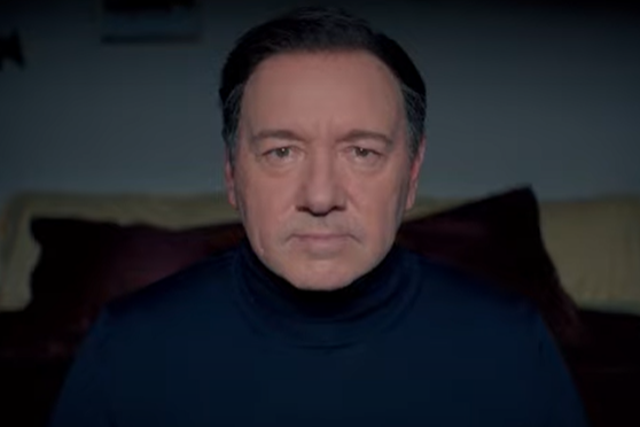<p>Spacey in ‘Peter Five Eight’</p>