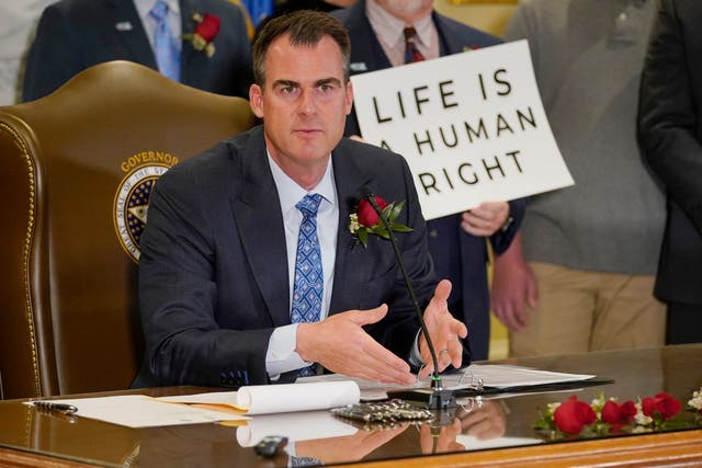 <p>Gov Kevin Stitt expected to sign strict new law  </p>